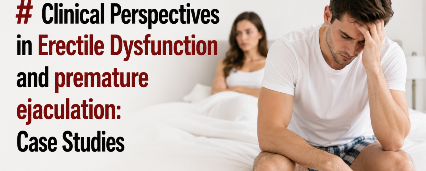 Clinical Perspectives in Erectile Dysfunction and premature ejaculation: Case Studies