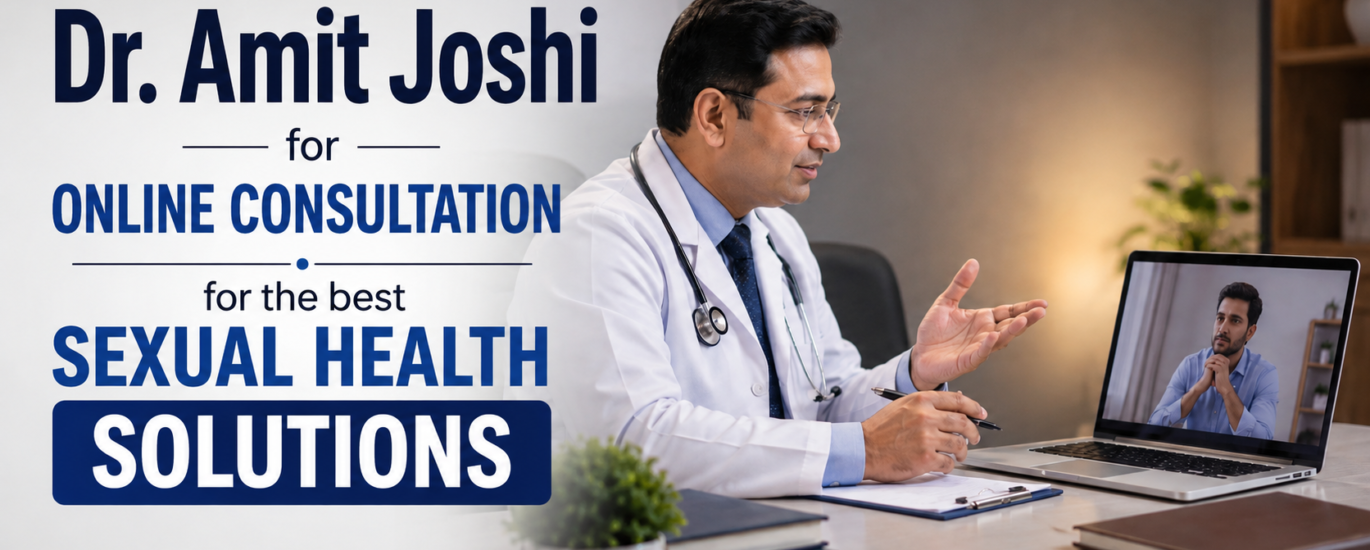 Dr. Amit Joshi for online consultation for the best sexual health solutions