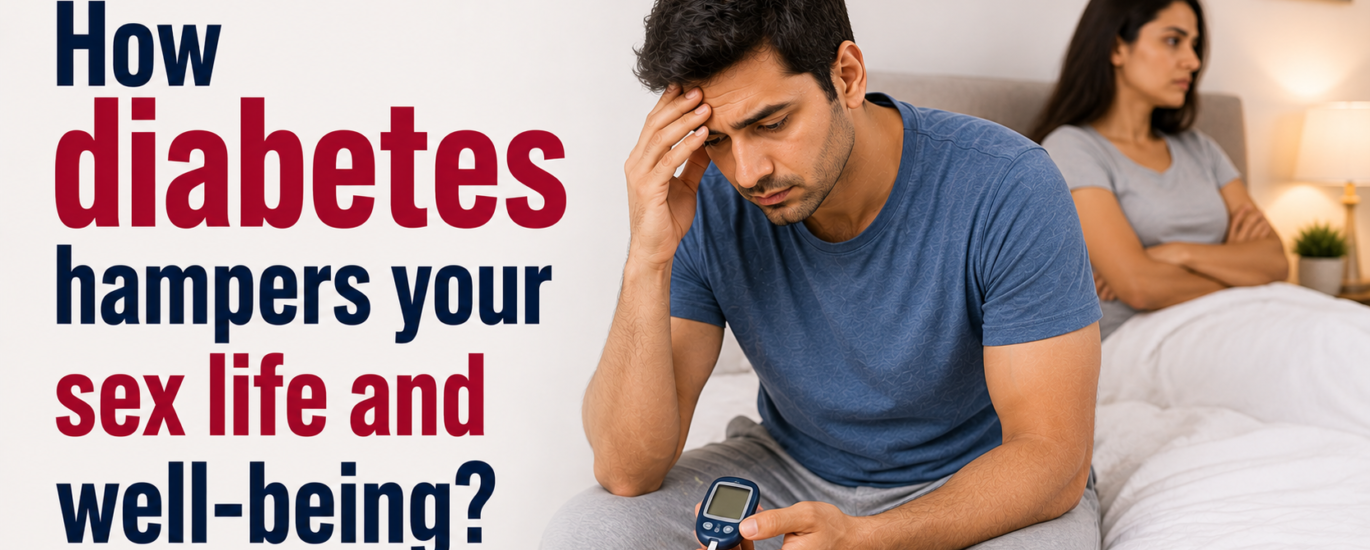How diabetes hampers your sex life and well-being?