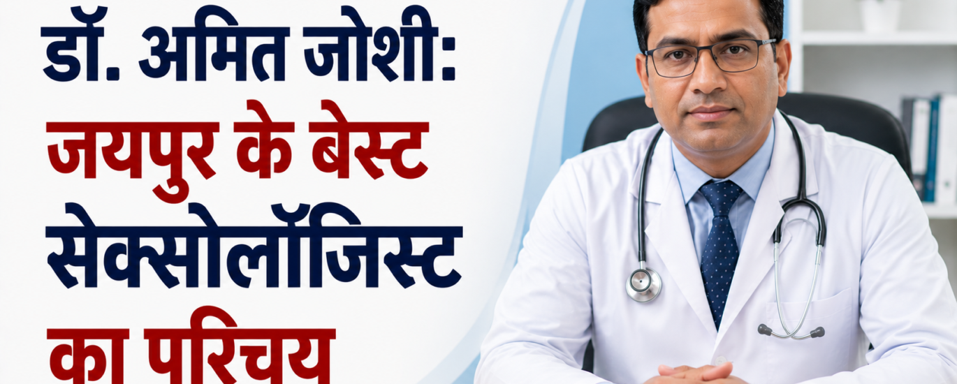 डॉ. अमित जोशी: जयपुर के बेस्ट सेक्सोलॉजिस्ट का परिचय
