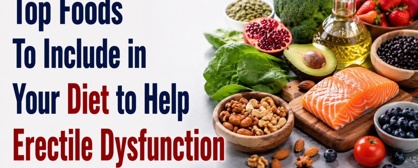 Top Foods To Include in Your Diet to Help Erectile Dysfunction